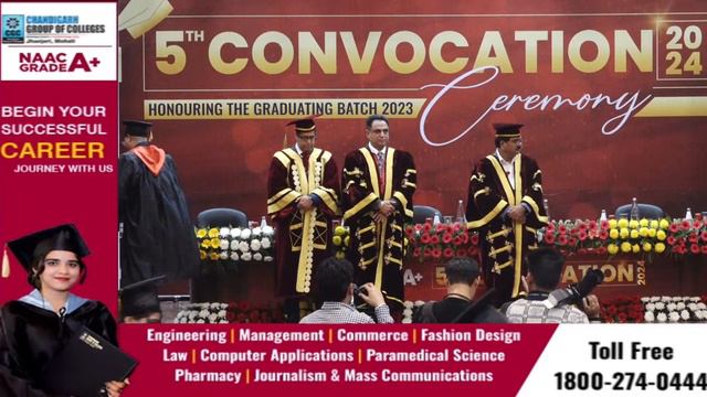 CGC Jhanjeri 5th Convocation 2024 смотреть онлайн