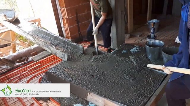 Монтаж системы теплый пол в коттедже смотреть онлайн