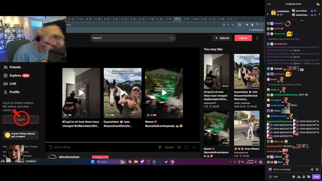 XQc Checks On Alinity's Stream