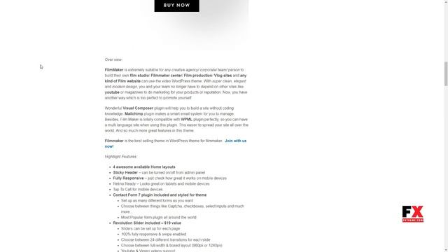 FilmMaker WordPress Theme: Film Studio - Movie Production - Video Blo смотреть онлайн