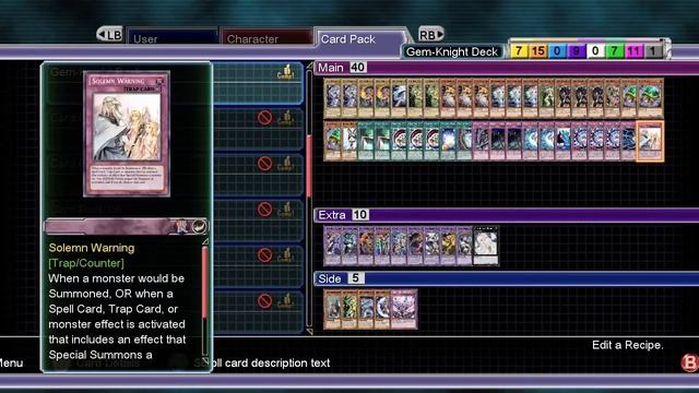 Yu-Gi-Oh! Millennium Duels: Gem-Knight Deck смотреть онлайн