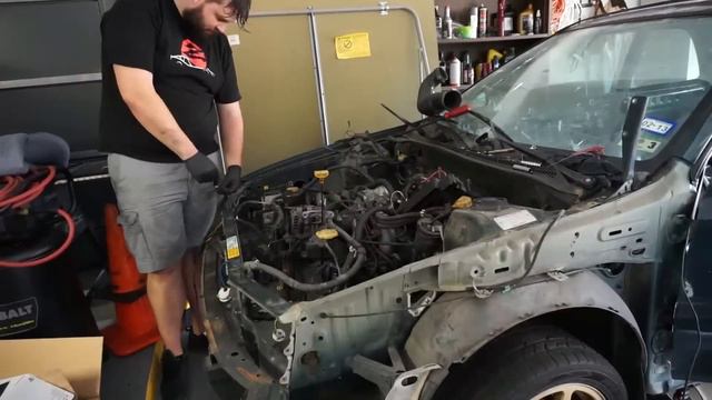 Car Build: 96 Subaru Impreza WRX STi Ep. 2 - Getting The Car Back Together смотреть онлайн