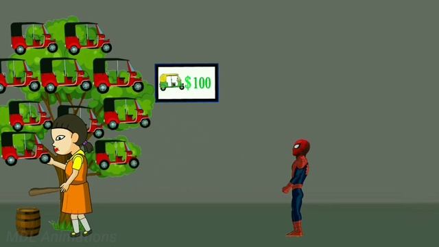 Squid Game vs Spiderman Cartoon,Hulk,Captain America,Deadpool, Funny Animation - Drawing Cartoons 2 смотреть онлайн