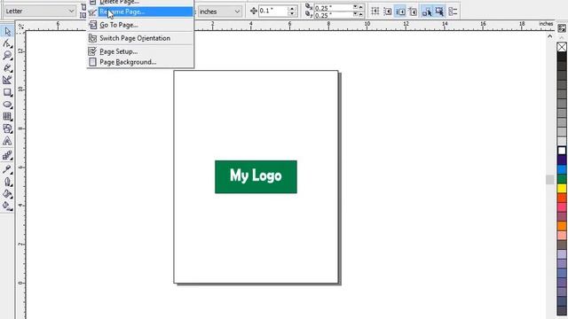learn CorelDRAW 2012 - page setup, size, background, page orientation смотреть онлайн