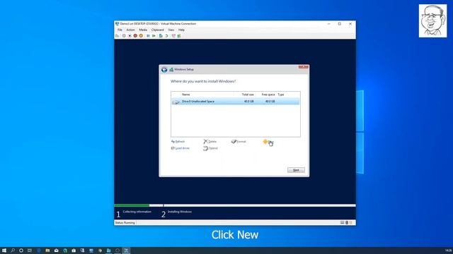 Install Windows Server 2019 GUI Desktop Experience Mode as a Hyper-V Virtual Machine смотреть онлайн