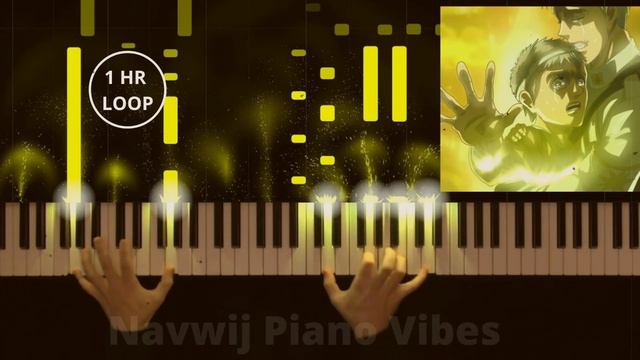 Shock Piano AOT [1 HOUR LOOP] ~ attack on titan relaxing music Shingeki no Kyojin (進撃の巨人) S4 ED смотреть онлайн