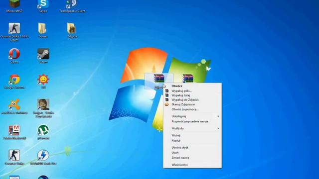Jak rozpakowywać pobrane pliki programem WinRAR #2 смотреть онлайн