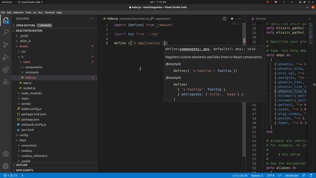 How to use React Components in Phoenix 1.5 смотреть онлайн
