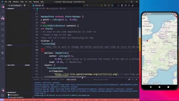 Display Maps in Mobile App with Flutter