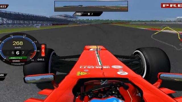 rFactor f1 2013 Alonso at Silverstone смотреть онлайн