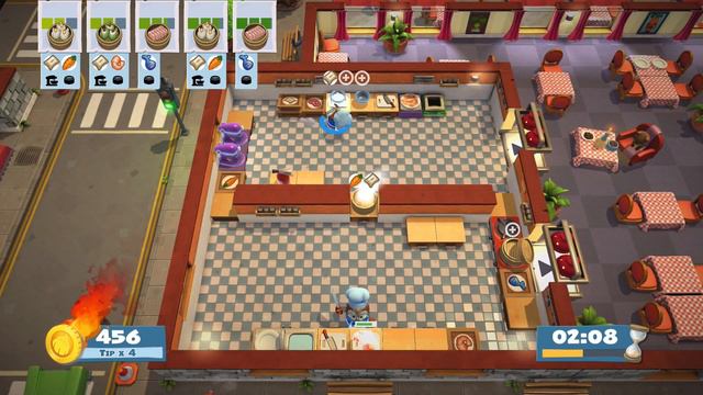 Overcooked 2 - Kevin 7 - 4 stars (solo) смотреть онлайн