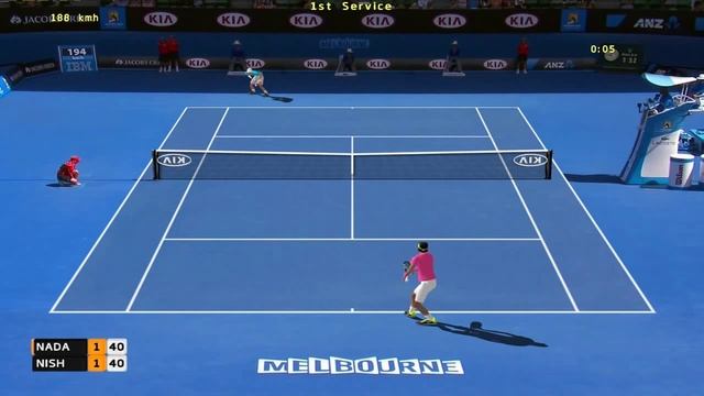 Best Tennis Game For PC - Tennis Elbow 2013 - Nadal Vs Nishikori