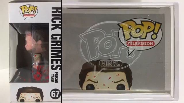 Rick Grimes Sangre Prison Yard Walking Dead Funko Pop смотреть онлайн