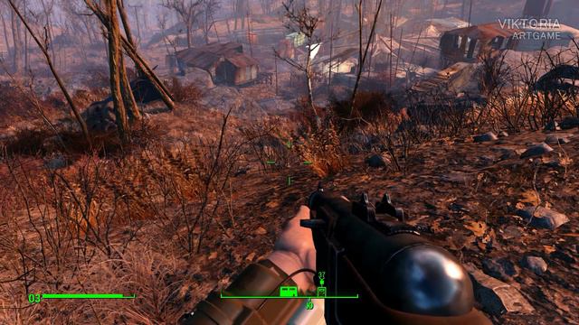 Fallout4 [Живописные тучи] Проникнуть в лагерь Рэйдеров # 102 смотреть онлайн