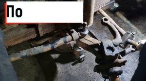 Проверили шкворня на люфт, обалдели. Ремонт КамАЗ