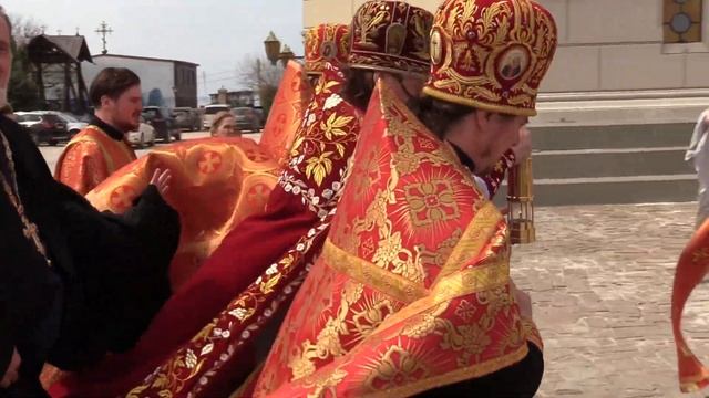 Встреча Благодатного огня в Херсонесе смотреть онлайн