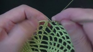 Скатерть " Весеннее настроение ". Часть 4.