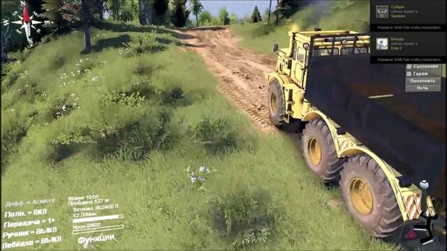 Spin Tires Kirovets K700 6х6 К701М смотреть онлайн