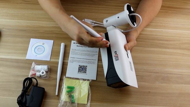 ENSTER  Outdoor Security CCTV Remote Wireless 3G 4G LTE IP Surveillance Camera 6562