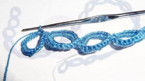 Вязание колье крючком