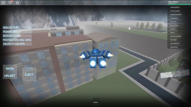 Режим Железный человек. Роблокс. Iron Man Roblox смотреть онлайн