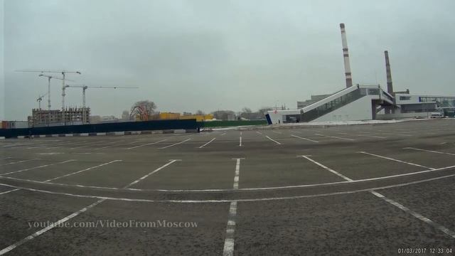 Иду по Автозаводской улице от проходной ЗиЛ до метро Автозаводская // 2017 смотреть онлайн