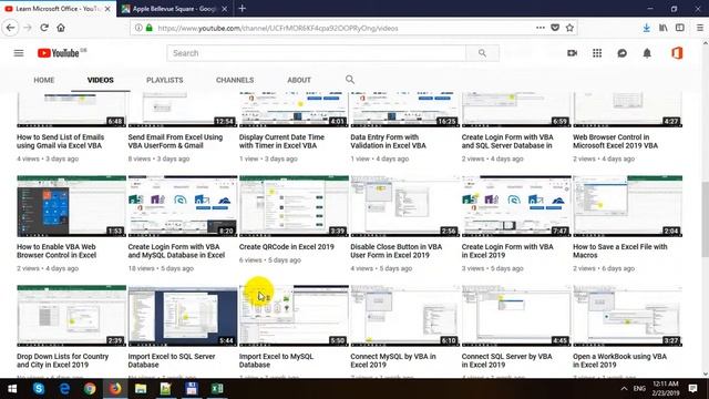How to Make a Google Map from Excel VBA смотреть онлайн