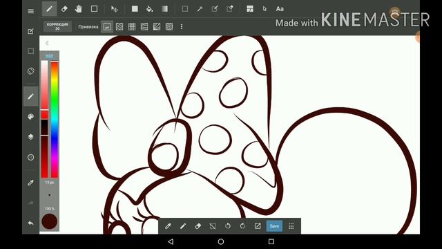 Рисую #МинниМауси ПОЭТАПНО??? ОЧЕНЬ ПРОСТОЙ РИСУНОК смотреть онлайн
