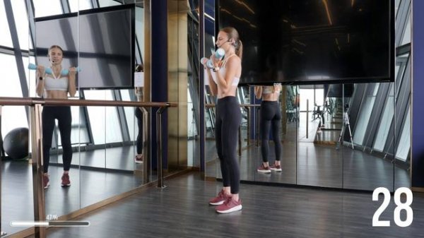 УПРАЖНЕНИЯ ДЛЯ РУК и СПИНЫ | тренировка с гантелями