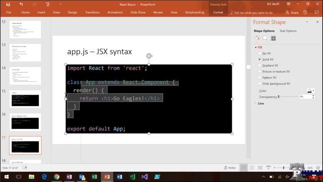 2017.11.08 React Basics HOL смотреть онлайн