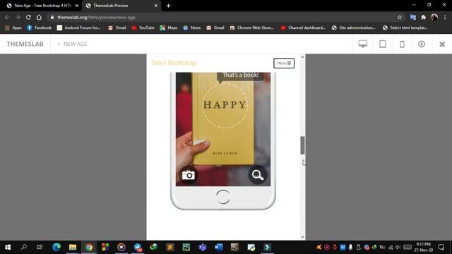 New Age : Free Bootstrap 4 HTML5 App Landing Website Template смотреть онлайн