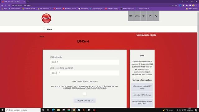 Como configurar o Modem Claro Net, Mude DNS, Melhore o Desempenho смотреть онлайн