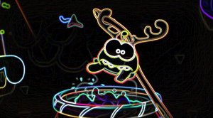 Анимационный мультфильм 3D: Ам Ням попал в волшебную избушку. Om Nom