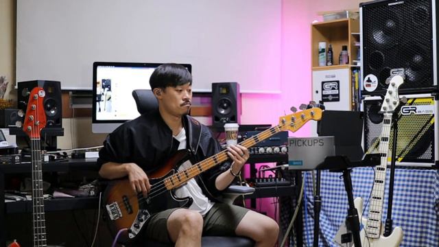 도베이스 라이브! EMG JVX PICKUP & 1983 FENDER JAZZBASS 함께 놀아요!! смотреть онлайн