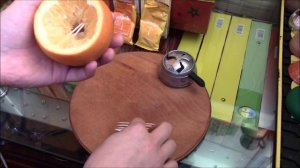 Как сделать чашу из апельсина