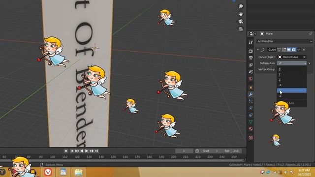 Why Is My Curve Modifier Not Working-Blender 3.0 Tutorial-Use Curve Modifier Correctly Now! смотреть онлайн