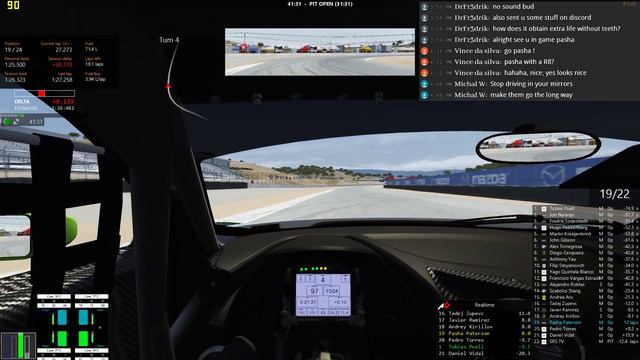 SRS Season 2019.7: GT3 Euro #4 at Laguna Seca смотреть онлайн