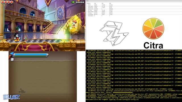 Citra 3DS Emulator | Disney Epic Mickey The Power of Illusion | Ingame смотреть онлайн