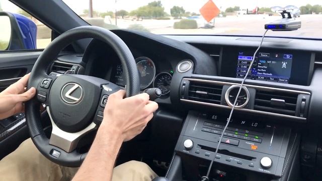 2015 Lexus RC F Paddle Shifter Demo смотреть онлайн