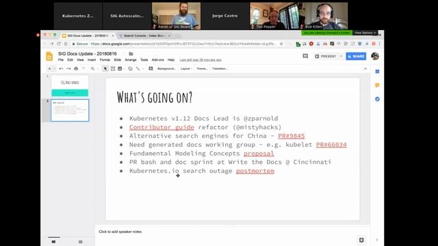 Kubernetes Community Meeting 20180816 смотреть онлайн