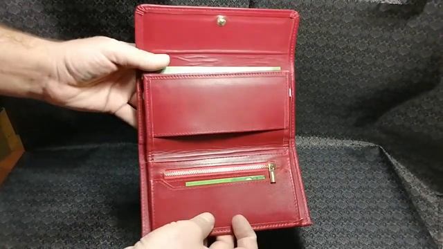 Портмоне женское. Изделия из кожи. СКСтиль. Видео обзор: Портмоне женское, красное. Новая модель. смотреть онлайн