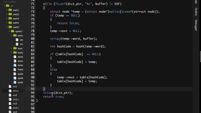 CS50 PSET 5 Speller Solution смотреть онлайн