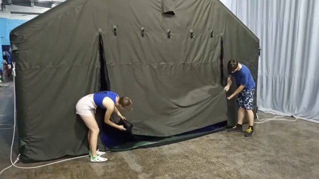 Пневмокаркасный Модуль для Мобильного Склада смотреть онлайн