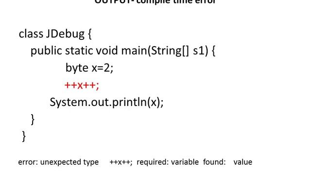 Java Debug Operators#2 смотреть онлайн