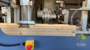 Зарезка бруса на производстве