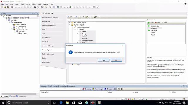 Users and Groups for runtime system CODESYS смотреть онлайн