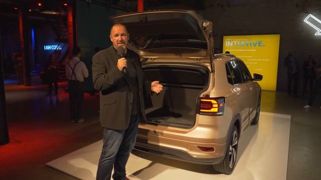 VW Volkswagen T-Cross - World premiere of the first small SUV of VW | Review | Walkaround | English смотреть онлайн