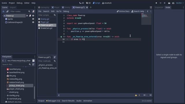 [28] Let’s Make a Godot Space Shooter: Shield Power-Up смотреть онлайн
