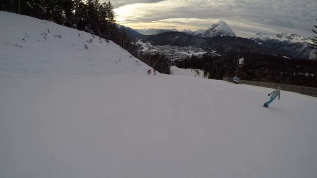 Ski Seefeld in Tirol 4K Rosshutte Hameleabfahrt смотреть онлайн