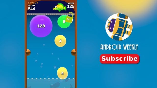 2048 Bubble - Save The Fish смотреть онлайн